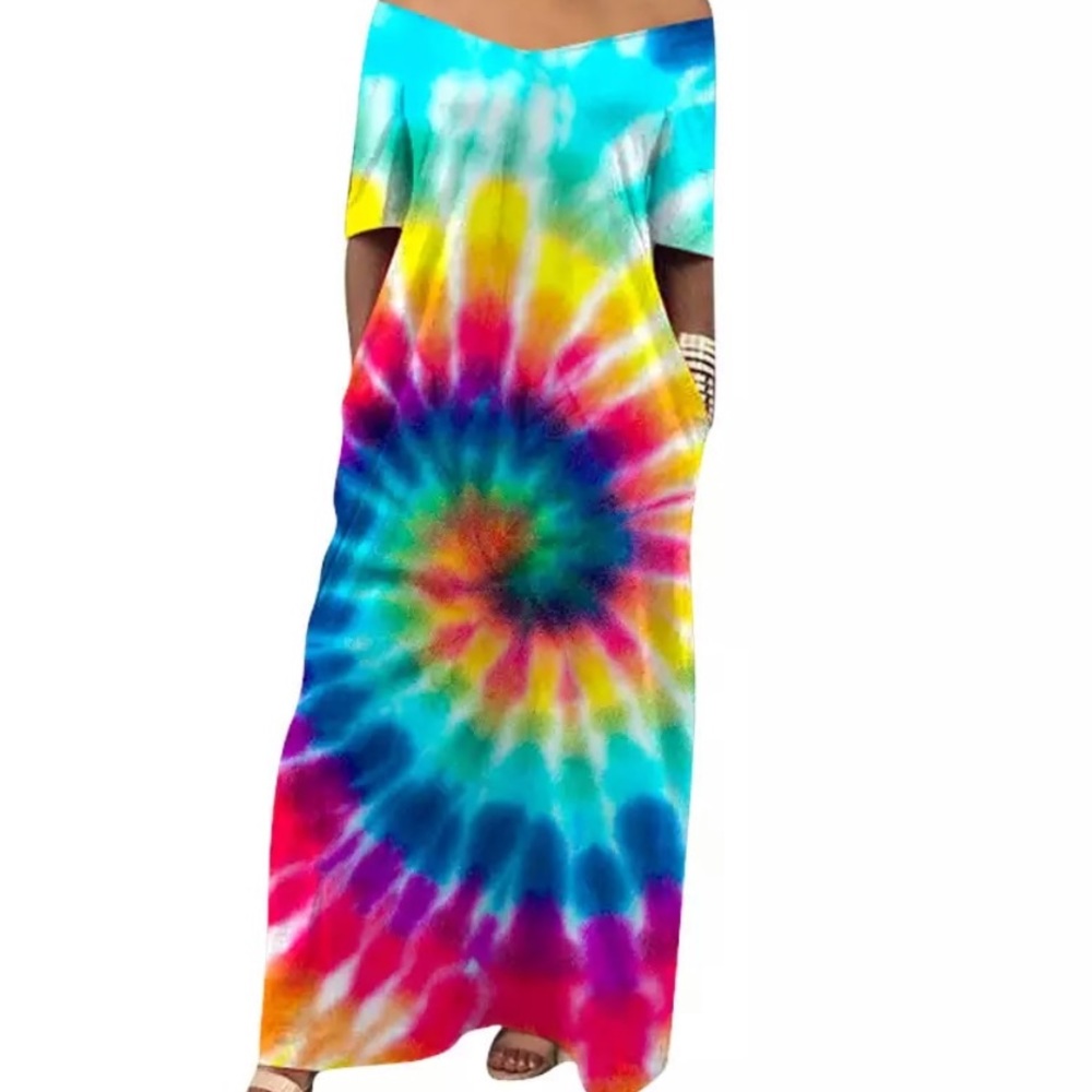 🆕 Rainbow 🌈  Maxi Dress - Picture 4 of 4